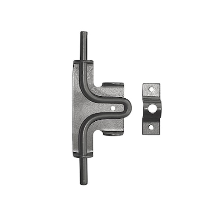 Nuvo Iron BLACK GALVANIZED STEEL SLIDE BOLT LATCH SBL